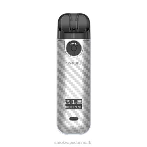 SMOK NOVO 4 sæt sølv kulfiber NT6X236 SMOK Vape Kit Danmark