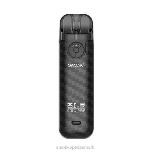 SMOK NOVO 4 sæt sort kulfiber NT6X231 SMOK Vape Danmark
