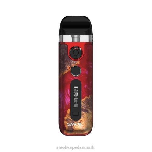 SMOK Novo 5 sæt rødt stabiliserende træ NT6X12 SMOK Vape Copenhagen
